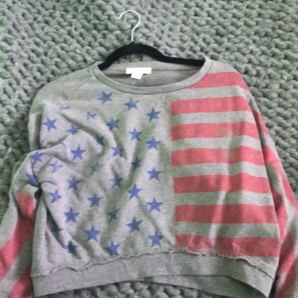 american flag sweatshirt